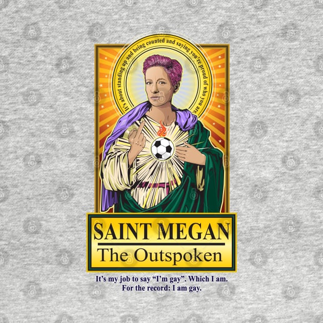 Saint Megan by Pop Art Saints